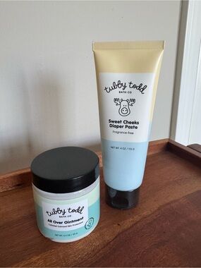 Tubby Todd Sweet Cheeks Diaper Paste and All Over Ointment